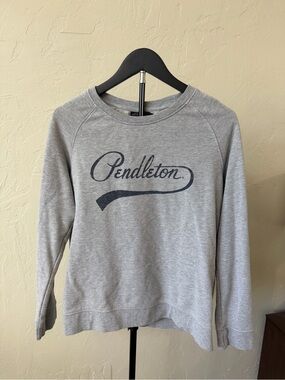 Pendleton Gray Logo Crew Sweatshirt
